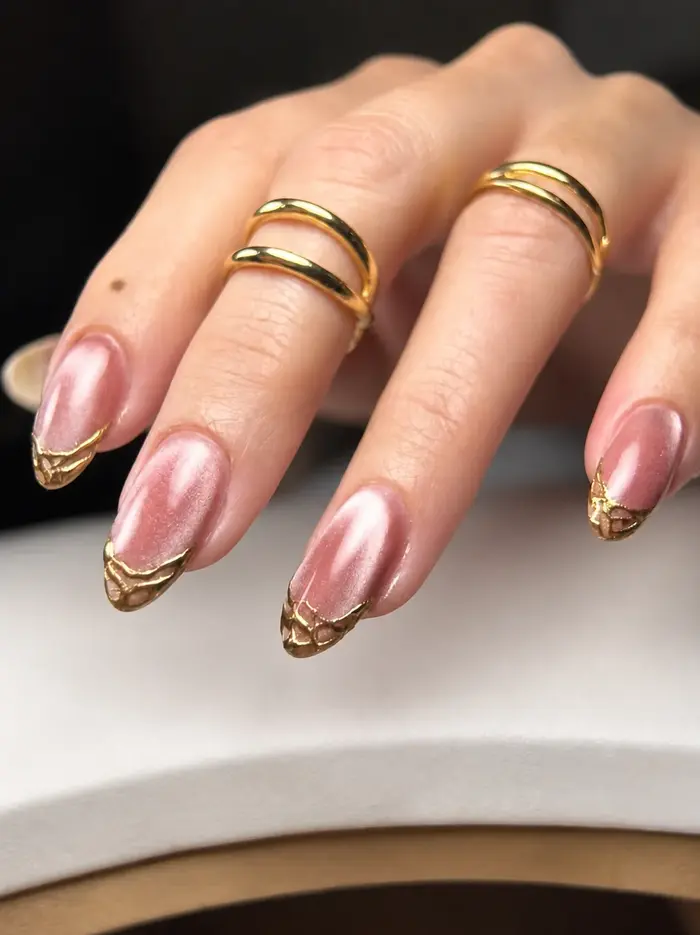 Diseño de uñas realizado en el estudio #04
