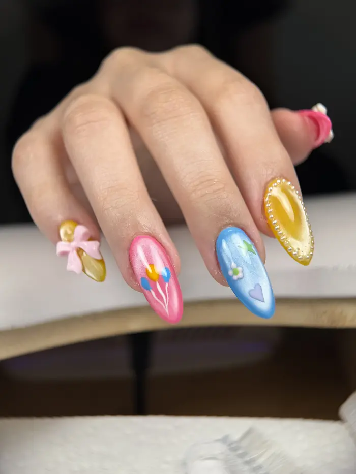 Diseño de uñas realizado en el estudio #13